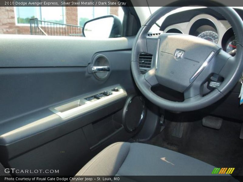 Silver Steel Metallic / Dark Slate Gray 2010 Dodge Avenger Express