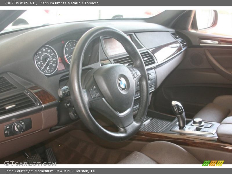 Platinum Bronze Metallic / Tobacco 2007 BMW X5 4.8i