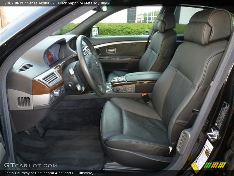  2007 7 Series Alpina B7 Black Interior
