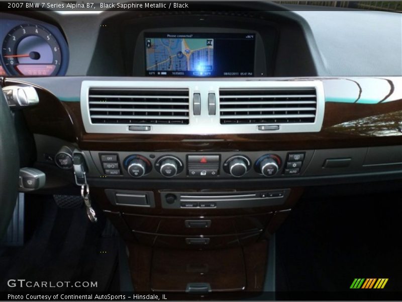 Controls of 2007 7 Series Alpina B7