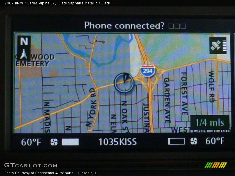 Navigation of 2007 7 Series Alpina B7