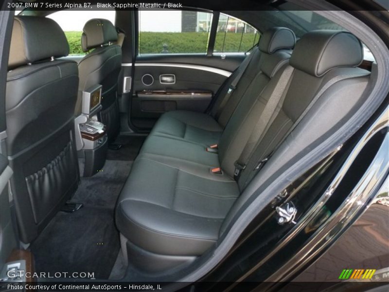  2007 7 Series Alpina B7 Black Interior