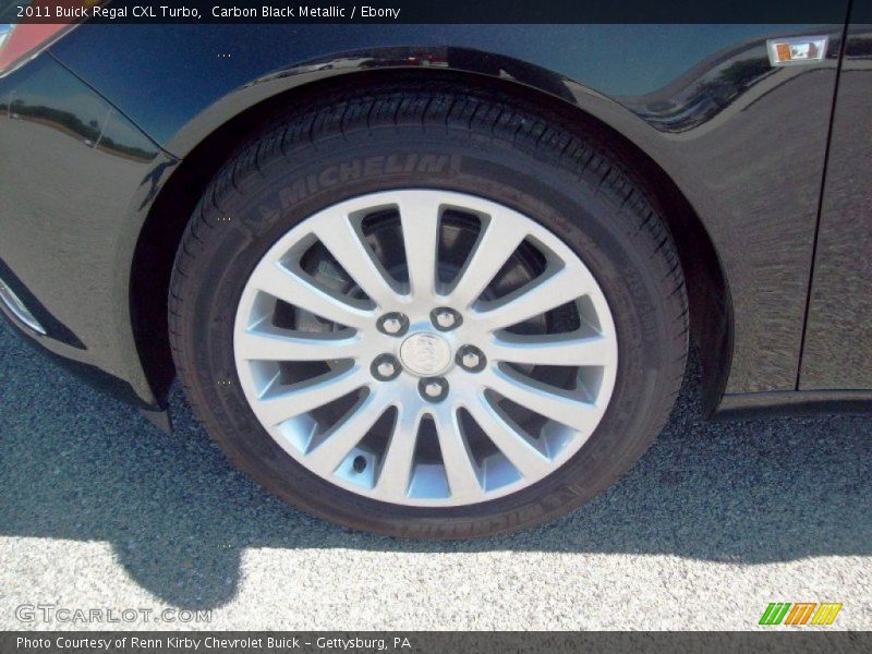 Carbon Black Metallic / Ebony 2011 Buick Regal CXL Turbo