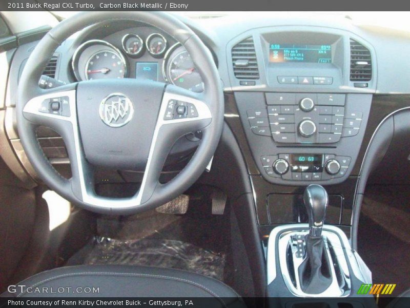 Carbon Black Metallic / Ebony 2011 Buick Regal CXL Turbo