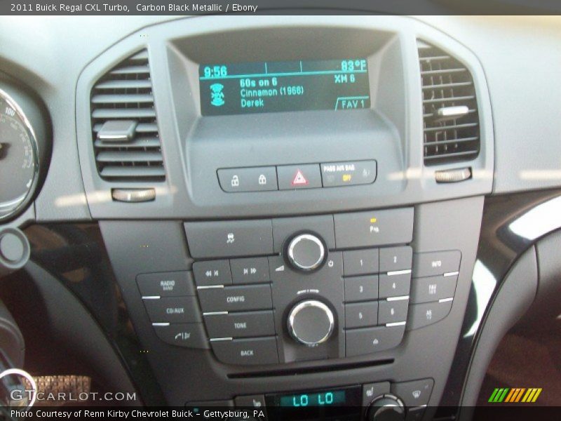 Controls of 2011 Regal CXL Turbo