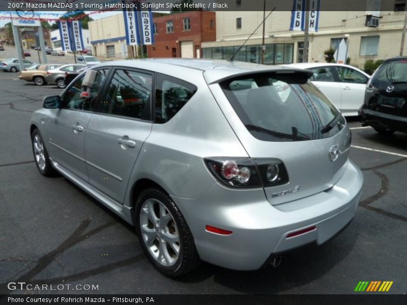 Sunlight Silver Metallic / Black 2007 Mazda MAZDA3 s Touring Hatchback