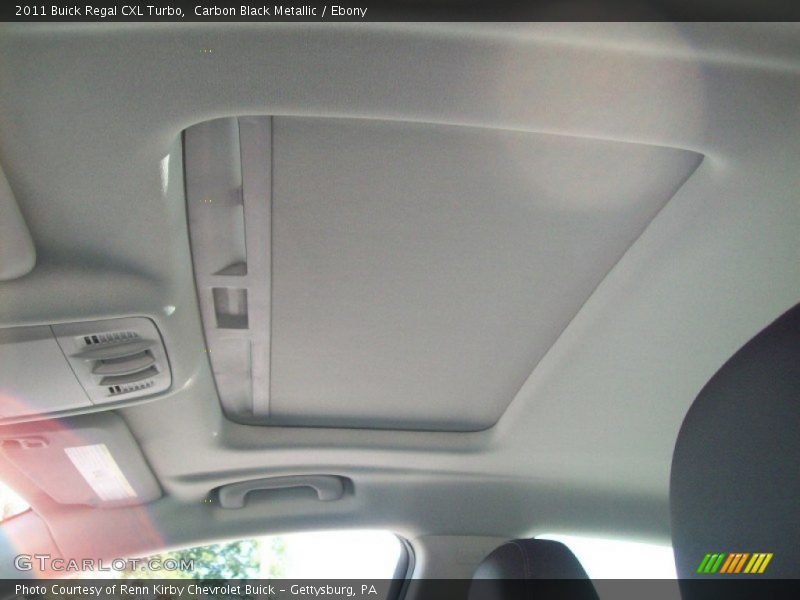 Sunroof of 2011 Regal CXL Turbo