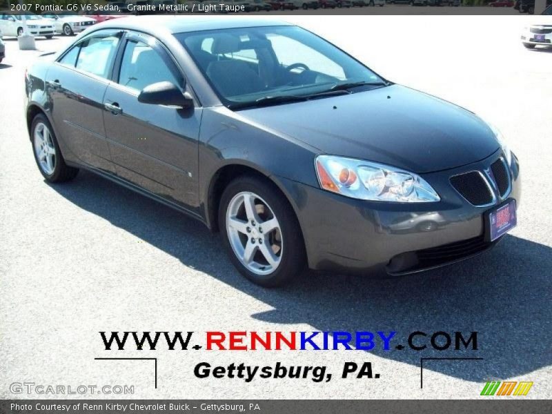 Granite Metallic / Light Taupe 2007 Pontiac G6 V6 Sedan