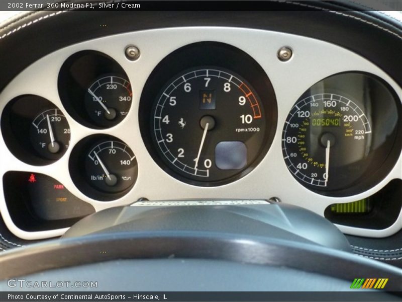  2002 360 Modena F1 Modena F1 Gauges
