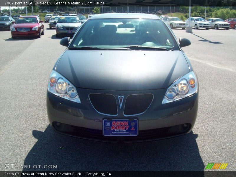 Granite Metallic / Light Taupe 2007 Pontiac G6 V6 Sedan