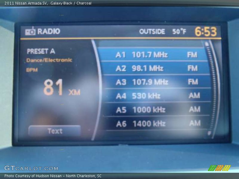 Galaxy Black / Charcoal 2011 Nissan Armada SV