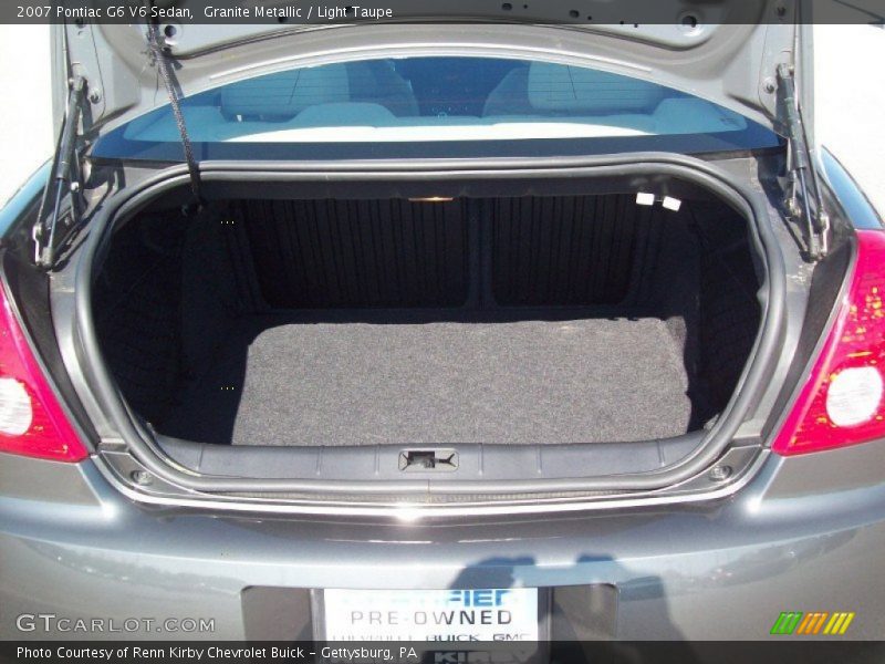 Granite Metallic / Light Taupe 2007 Pontiac G6 V6 Sedan