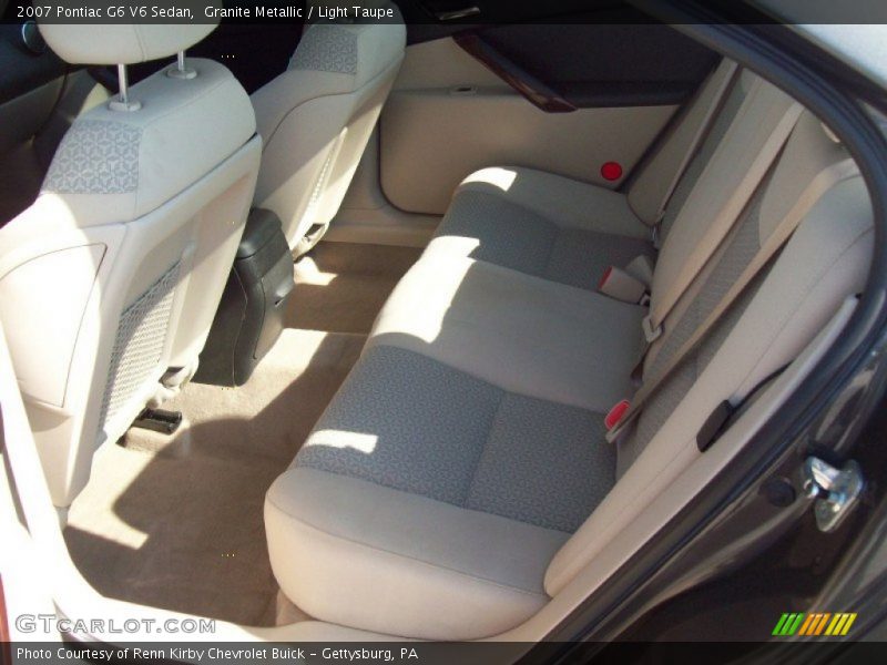  2007 G6 V6 Sedan Light Taupe Interior