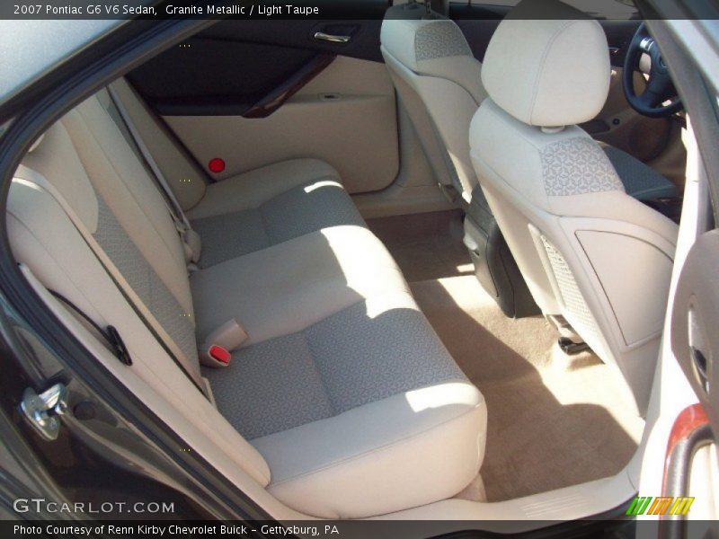  2007 G6 V6 Sedan Light Taupe Interior