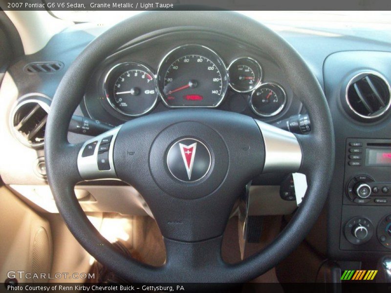  2007 G6 V6 Sedan Steering Wheel