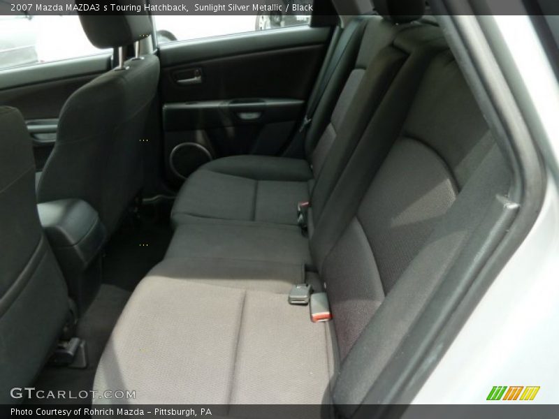 Sunlight Silver Metallic / Black 2007 Mazda MAZDA3 s Touring Hatchback