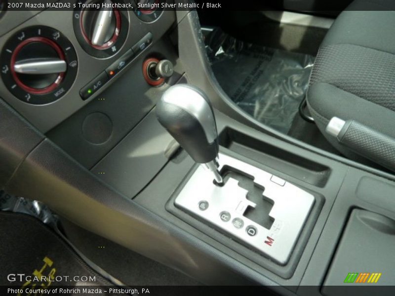 Sunlight Silver Metallic / Black 2007 Mazda MAZDA3 s Touring Hatchback