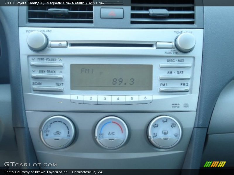 Magnetic Gray Metallic / Ash Gray 2010 Toyota Camry LE