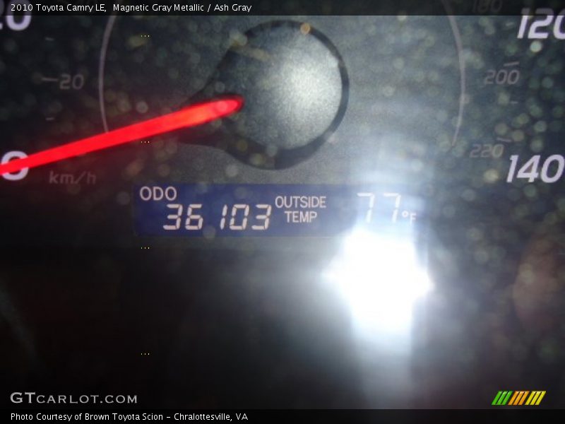 Magnetic Gray Metallic / Ash Gray 2010 Toyota Camry LE