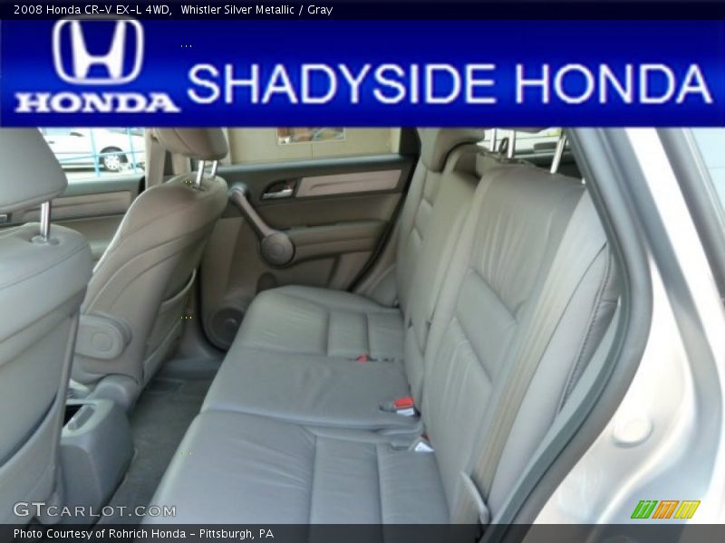 Whistler Silver Metallic / Gray 2008 Honda CR-V EX-L 4WD