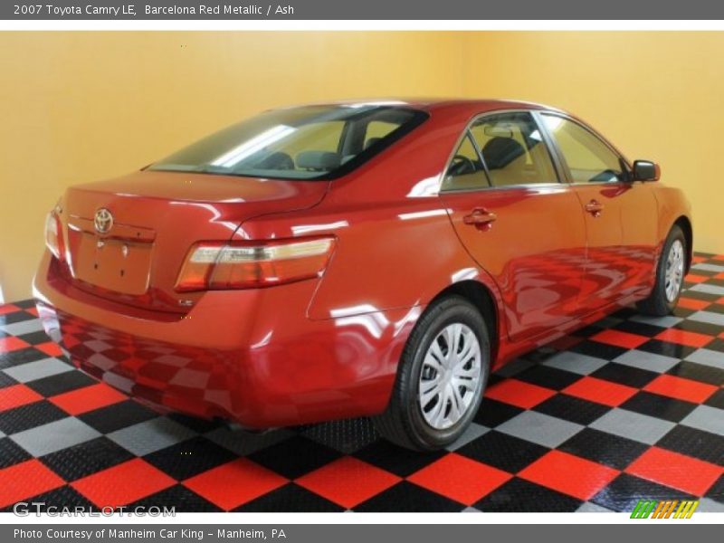 Barcelona Red Metallic / Ash 2007 Toyota Camry LE
