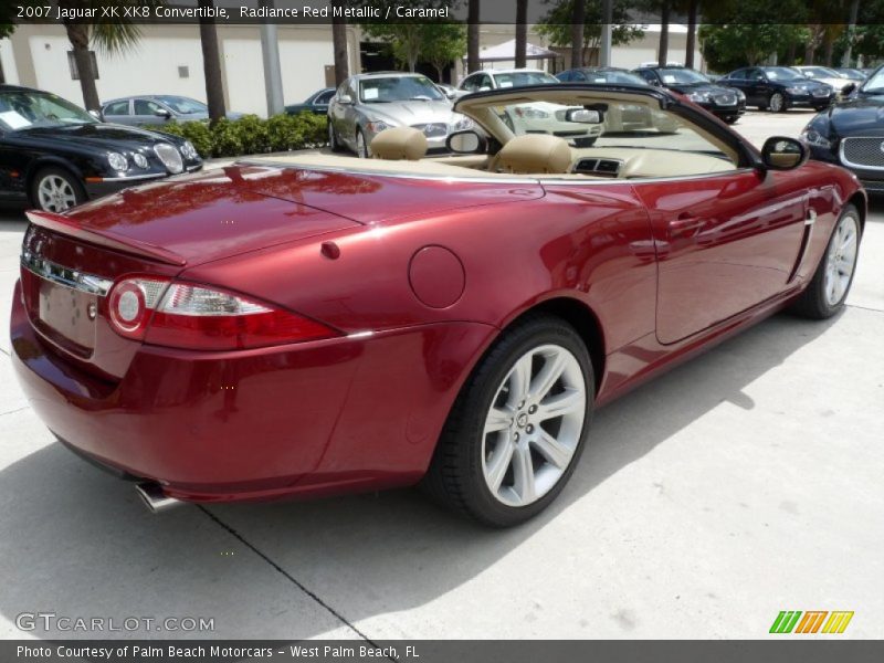 Radiance Red Metallic / Caramel 2007 Jaguar XK XK8 Convertible