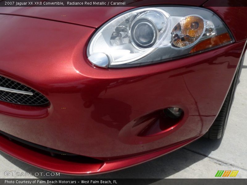 Radiance Red Metallic / Caramel 2007 Jaguar XK XK8 Convertible