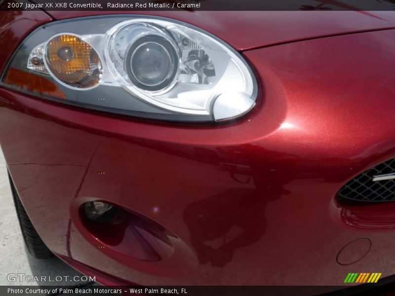 Radiance Red Metallic / Caramel 2007 Jaguar XK XK8 Convertible