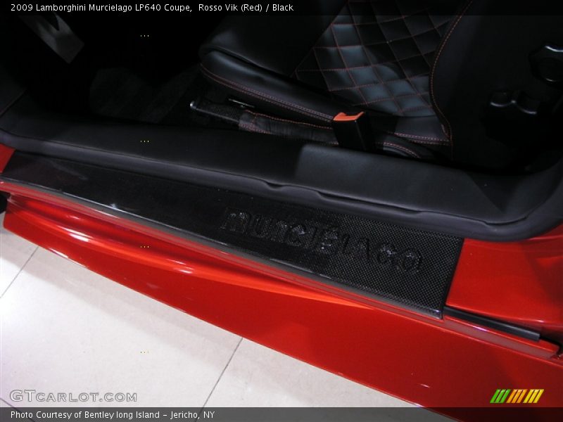 Rosso Vik (Red) / Black 2009 Lamborghini Murcielago LP640 Coupe