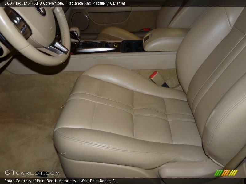 Radiance Red Metallic / Caramel 2007 Jaguar XK XK8 Convertible