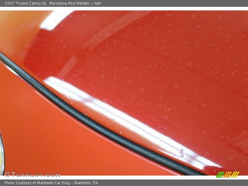 Barcelona Red Metallic / Ash 2007 Toyota Camry LE