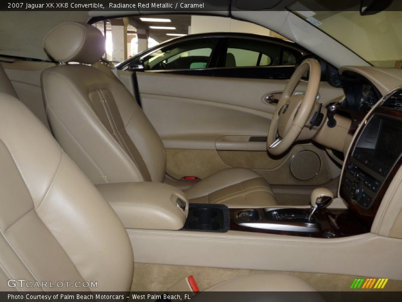 Radiance Red Metallic / Caramel 2007 Jaguar XK XK8 Convertible