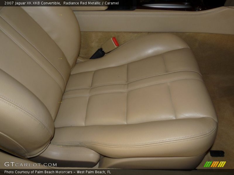 Radiance Red Metallic / Caramel 2007 Jaguar XK XK8 Convertible