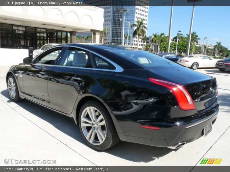 Ebony Black / Ivory/Oyster 2011 Jaguar XJ XJ