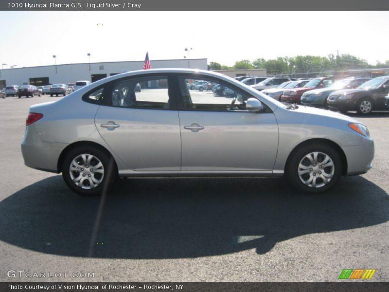 Liquid Silver / Gray 2010 Hyundai Elantra GLS