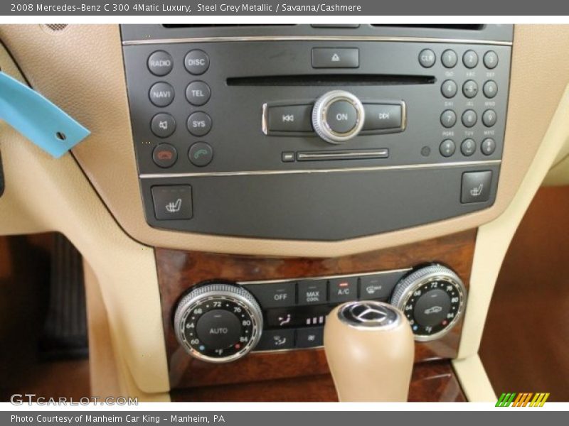 Steel Grey Metallic / Savanna/Cashmere 2008 Mercedes-Benz C 300 4Matic Luxury
