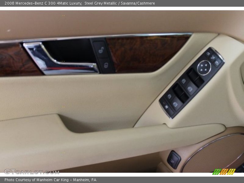 Steel Grey Metallic / Savanna/Cashmere 2008 Mercedes-Benz C 300 4Matic Luxury