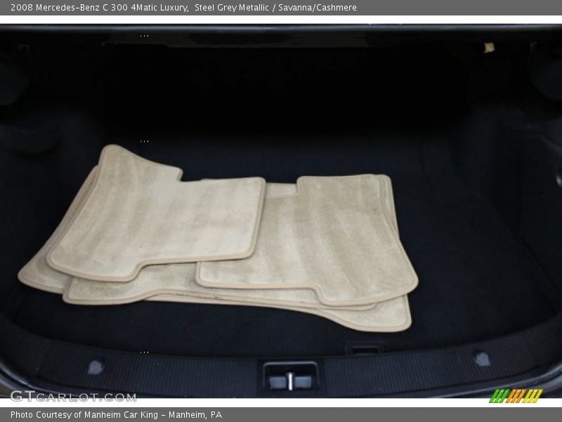 Steel Grey Metallic / Savanna/Cashmere 2008 Mercedes-Benz C 300 4Matic Luxury