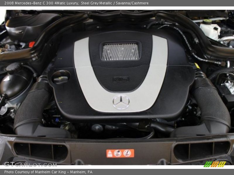 Steel Grey Metallic / Savanna/Cashmere 2008 Mercedes-Benz C 300 4Matic Luxury