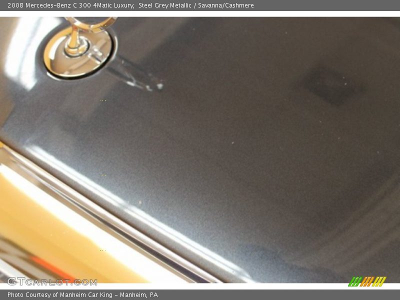 Steel Grey Metallic / Savanna/Cashmere 2008 Mercedes-Benz C 300 4Matic Luxury