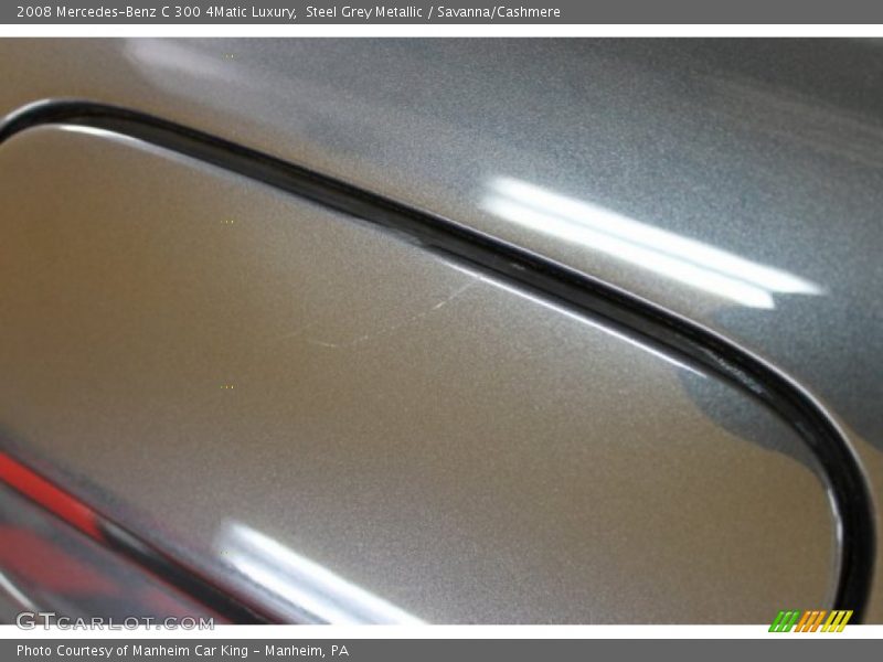 Steel Grey Metallic / Savanna/Cashmere 2008 Mercedes-Benz C 300 4Matic Luxury