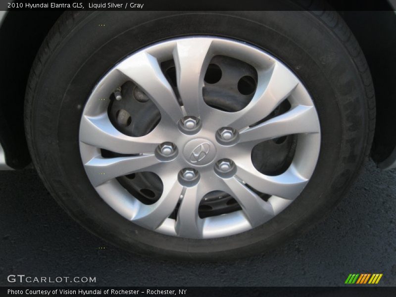 Liquid Silver / Gray 2010 Hyundai Elantra GLS