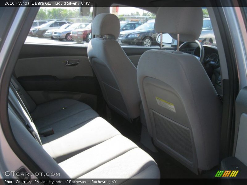 Liquid Silver / Gray 2010 Hyundai Elantra GLS