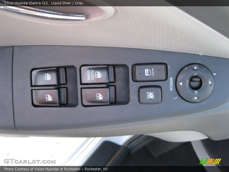 Liquid Silver / Gray 2010 Hyundai Elantra GLS