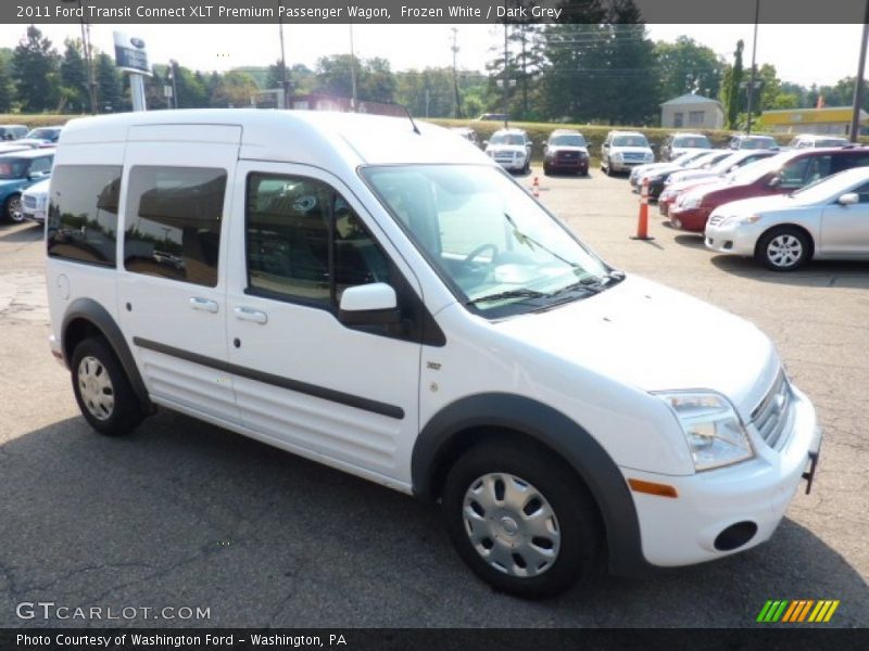 Frozen White / Dark Grey 2011 Ford Transit Connect XLT Premium Passenger Wagon