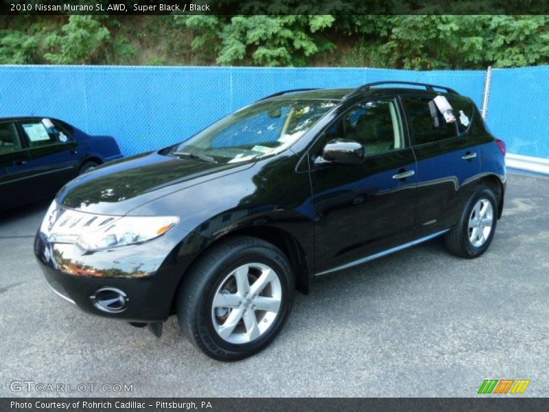 Super Black / Black 2010 Nissan Murano SL AWD