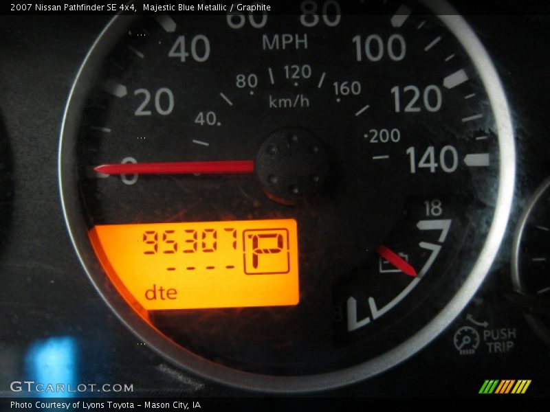 Majestic Blue Metallic / Graphite 2007 Nissan Pathfinder SE 4x4