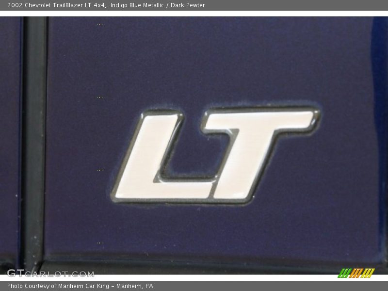 Indigo Blue Metallic / Dark Pewter 2002 Chevrolet TrailBlazer LT 4x4