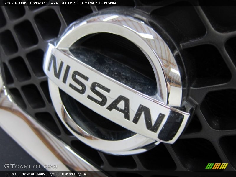 Majestic Blue Metallic / Graphite 2007 Nissan Pathfinder SE 4x4