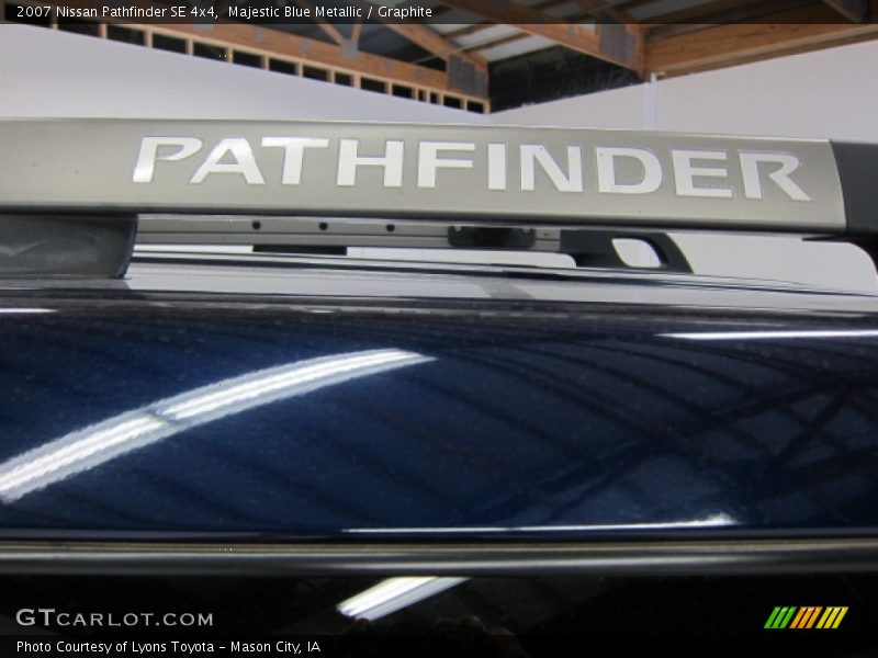 Majestic Blue Metallic / Graphite 2007 Nissan Pathfinder SE 4x4